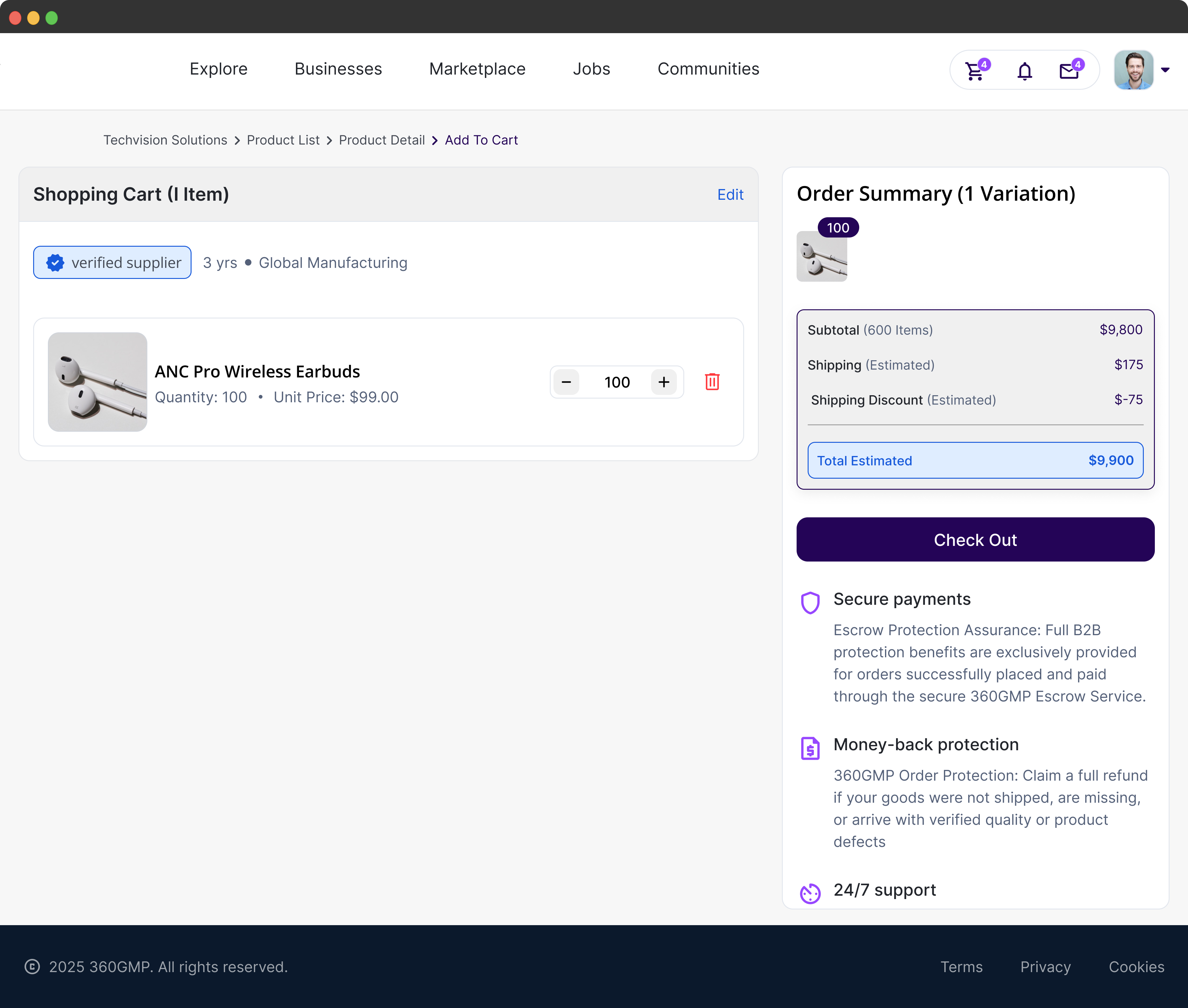 Opportunity dashboard